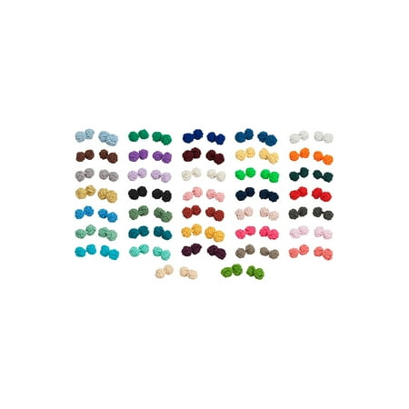 Mens Knot Cufflinks - Wholesale Lot of 10 Pairs of Silk Knot Men's Cufflinks