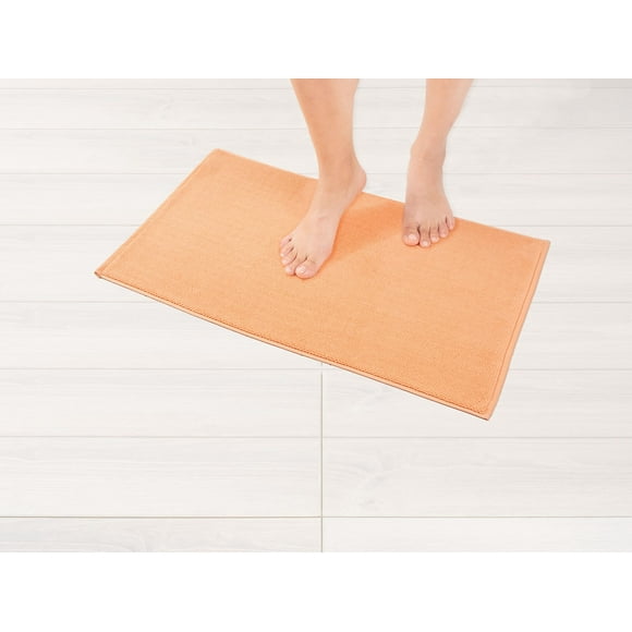 Alfombra de baño americana suave de lino 43x61 cm 100% algodón antideslizante
