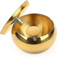 thumbnail image 1 of suitable for Ashtray, Large Xxl Outdoor Ashtray, Ultra Resistant Ashtray, Away From The Storm,, Gold-CHENG DU SI XI, 1 of 4