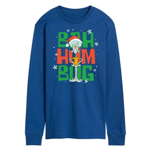 SpongeBob SquarePants - Squidward Bah Humbug - Men's Long Sleeve T-Shirt