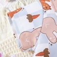 thumbnail image 6 of Toddler Boy 2 Piece Clothing Sets Rabbit Print and Bow Tie Button Down Shirt with Matching Shorts Little Boy Easter Clothes, 6 of 6