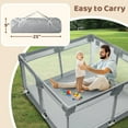 thumbnail image 5 of Beavtaens Baby Playpen, 50"x50" Baby Play Yard with Anti-Slip Base, Travel Fence for 0-18 Months, 5 of 8