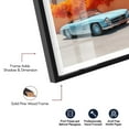 thumbnail image 4 of Mercedes-Benz Convertible Shadowbox Print Sports Framed Prints by Notoriart, Black Frame, 11 x 16, 4 of 7
