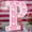 A, variant on Pink Light Up Letters, Glitter Alphabet Letter Sign Pink LED Marquee Letter Lights Battery Powered for Night Light Girls Bedroom ,Birthday Party