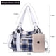 thumbnail image 2 of Bolso de mano Angel Barcelo Roomy Fashion Hobo de piel lavada azul, 2 of 6