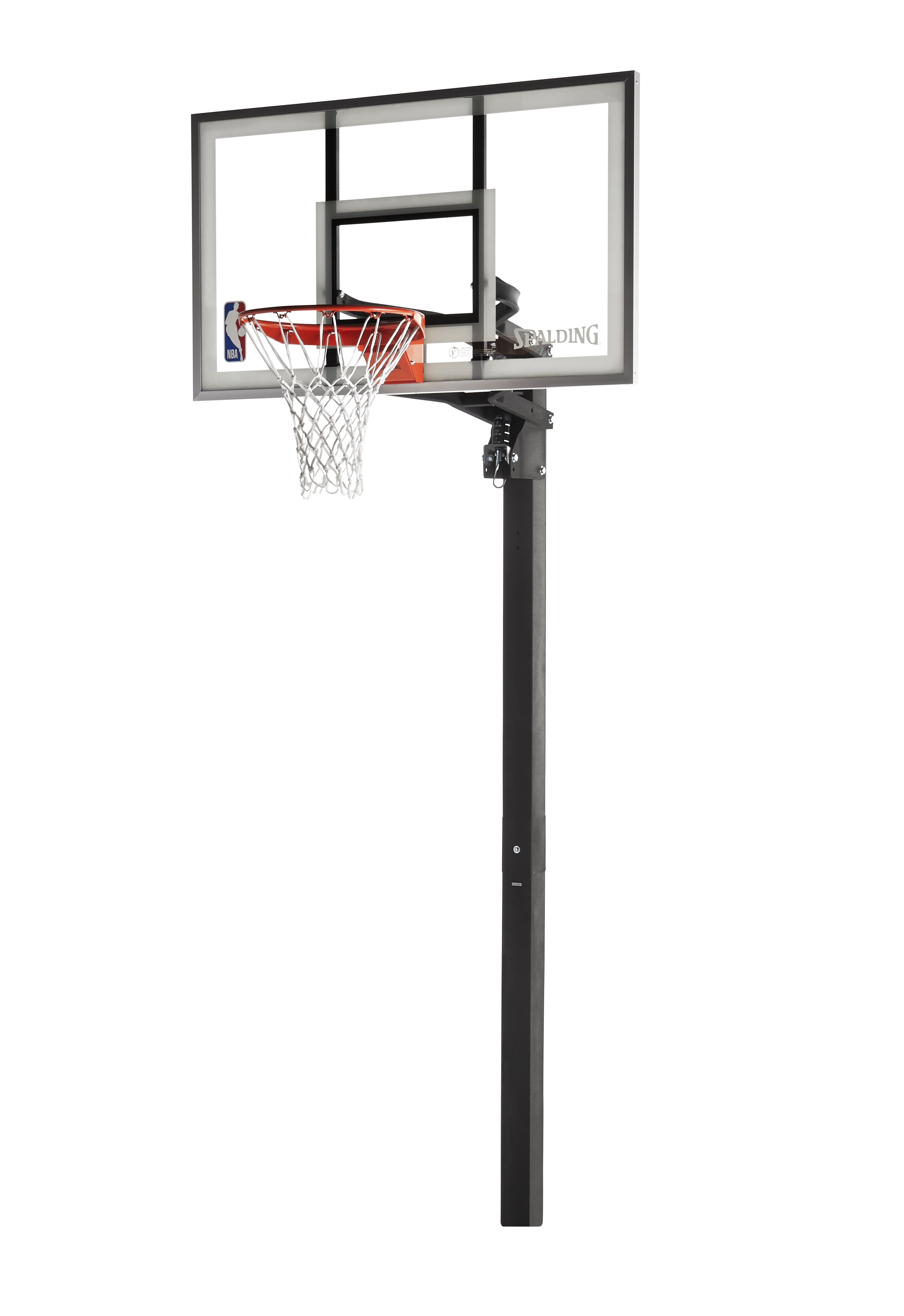 Spalding Nba 54 Glass U Turn In Ground Hoop System Walmart Com Walmart Com