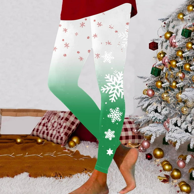 High waisted deals christmas leggings