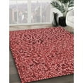 thumbnail image 3 of Ahgly Company Machine Washable Indoor Rectangle Transitional Red Area Rugs, 4' x 6', 3 of 7