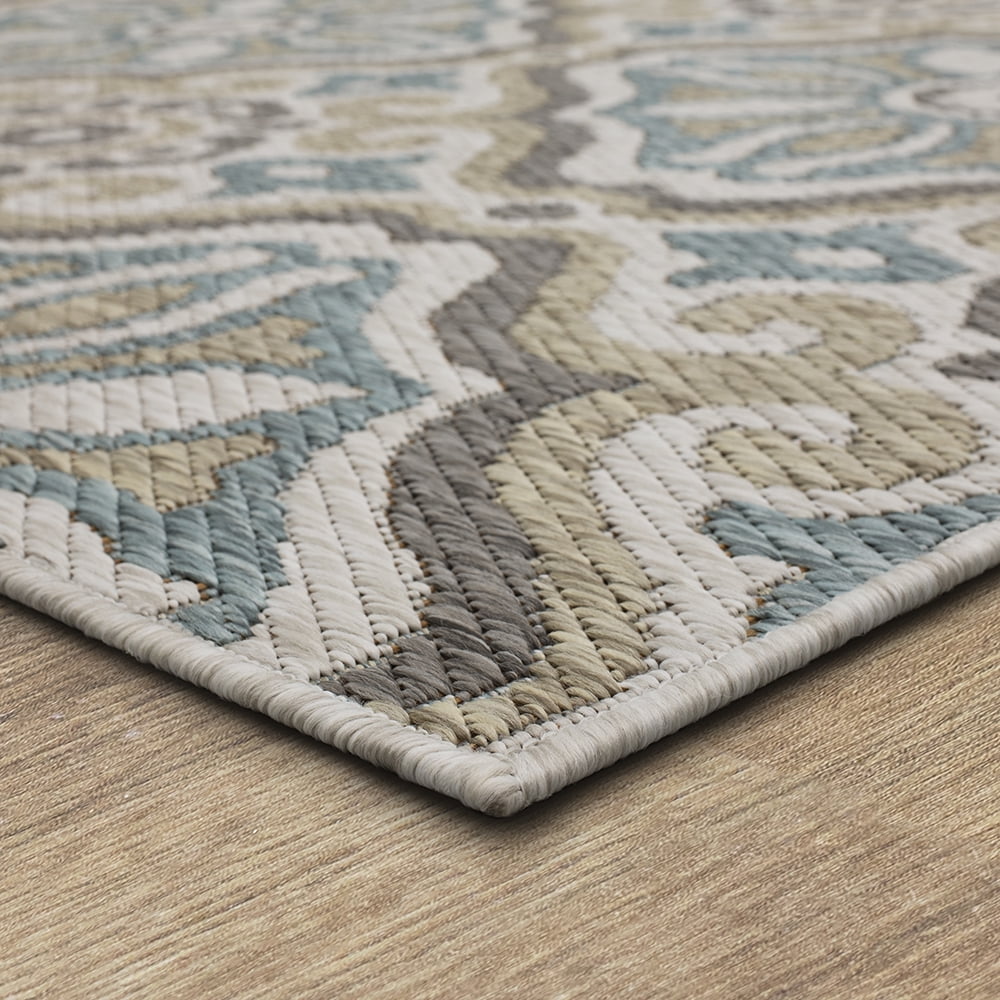 Mohawk Home Positano Outdoor Area Rug, Light Grey, 5' 3" x 7' 6"