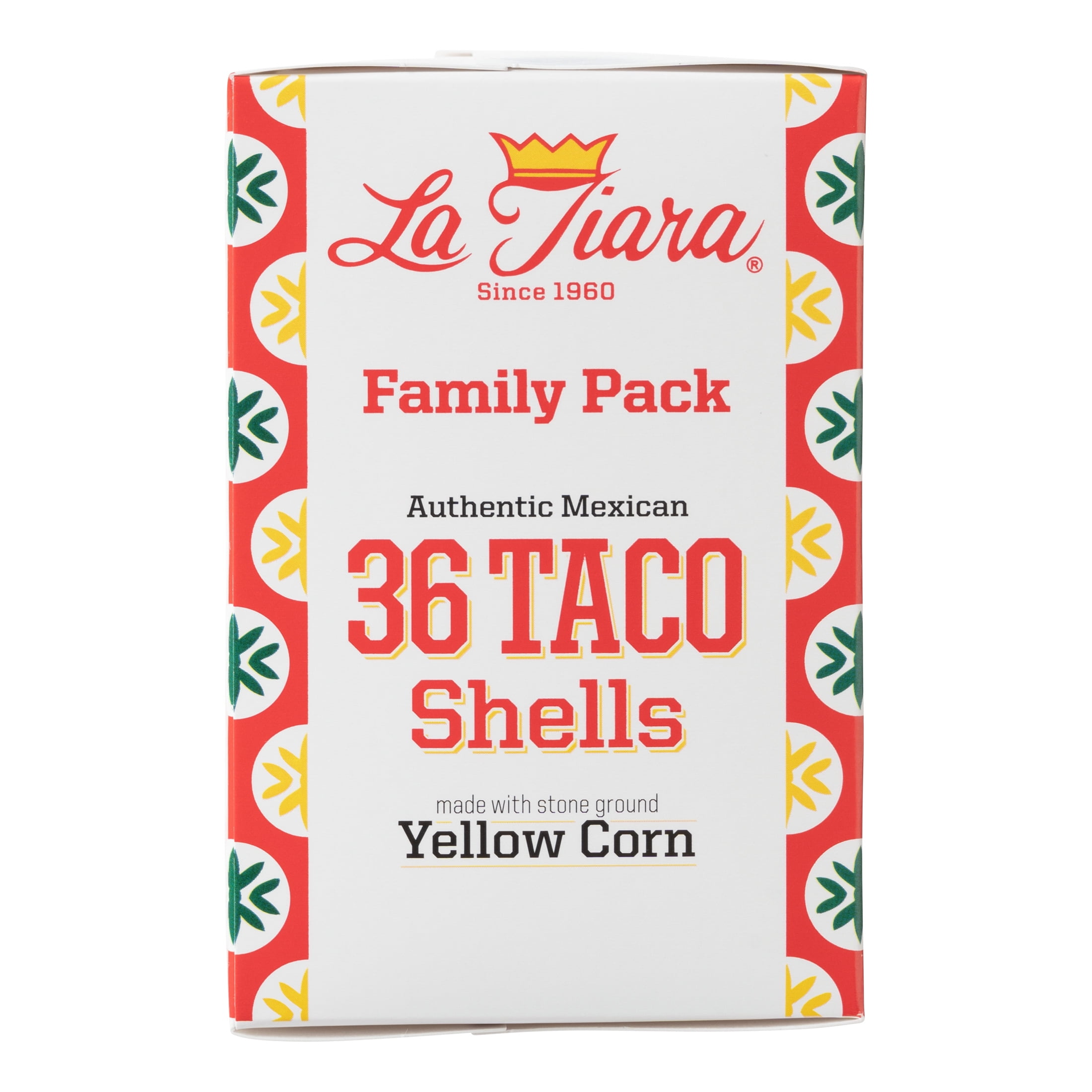 La Tiara Authentic Mexican Hard Taco Shells, 7.6 oz, 36 Count