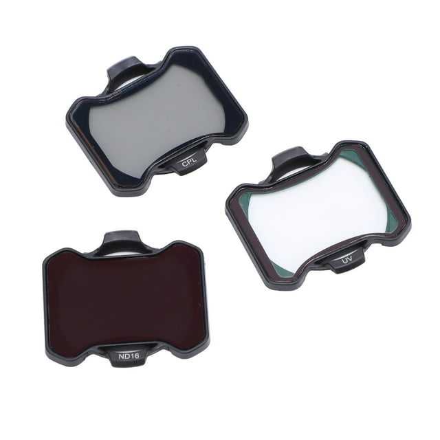 UV CPL ND Filters Kit, ABS Frame Lightweight Dustproof Protective Reduce Dazzle Drone Lens Filter for Outdoor