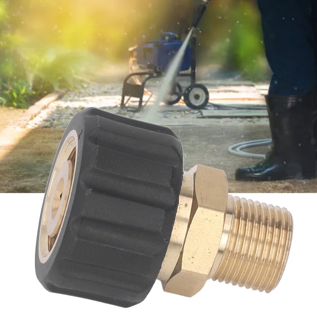 Pressure Washer Gun Adapter, Pressure Washer Adapter Gun Hose Connector 5000PSI Replacement Parts Accessories Quick Disconnect Kit, Nozzles