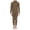 Brown, variant on Summer Clothes Elegant Kids Party Jumpsuit For Festivals Solid Color Piece /Temale Girl Romper For Occasions, Size M