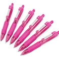 thumbnail image 4 of Zebra Z-Grip Smooth Mini Retractable Ballpoint Pens - 1.0mm - Pink - Pack of 12, 4 of 4