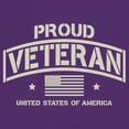 thumbnail image 3 of Proud Veteran T-shirt Veteran's Day Military Honor US Flag Army Air Force RED Friday American Patriot Men's Tee, 3 of 7