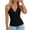 Tank Tops for Women Black, variant on TrendOFT V Neck Tank Tops for Women Dressy Twist Front Halter Top Summer Sleeveless Crop Backless Blouses Black M