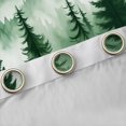 thumbnail image 4 of Homewish Pine Tree Black Out Curtains,Tropical Botanical Plant Curtains Pack of 2 (42x63 Each),Green White Bedroom Curtains For Mane Women,Super Cozy Room Decor, 4 of 6