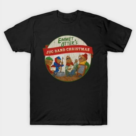 Emmet Otters Jug-Band Christmas Holiday Special Design, H27417 T-Shirt, for Men and Women, Up to Size 5XL
