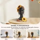 thumbnail image 5 of Resina Africana Negro Mujer Estatua Adornos Tribal Mujer Escultura Decoración (D) Likrtyny Libre de BPA, 5 of 7