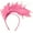 Pink, variant on Mosey Hairband Vintage Colorful Feather Design Headband Stylish Hair Accessory for Weddings Parties Halloween