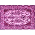 thumbnail image 1 of Ahgly Company Indoor Rectangle Persian Pink Traditional Area Rugs, 8' x 12', 1 of 4