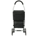 thumbnail image 5 of LiviNest Stair Climbing Shopping Trolley: Foldable Cart with Removable 40L Waterproof Bag & Triangular Wheels - Heavy Duty 40kg Capacity for Apartments & Stairs, 5 of 6