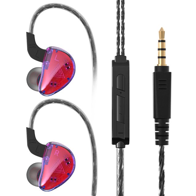 Auriculares con cable de 3,5 mm, con graves, tipo intrauditivo, Auriculares deportivos con micrófono incorporado, colorido 1 par Methold EL001675-03B