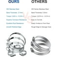 thumbnail image 3 of Hose Clamp Set - 10pcs 1 2 Inch 304 Stainless Steel Worm Gear Hose Clamps, 3 of 5