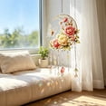 thumbnail image 7 of Clearance! Suncatcher Window Hanging Ornament Floral Butterfly Acrylic Wind Chime with Crystal Pendant for Home Bedroom Living Room Window Garden Boho Wall Art Decor, 7 of 7