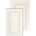 thumbnail image 2 of Chesapeake Olympia 2pc Ivory Bath Rug Set (21"x34" & 24"x40"), 2 of 6