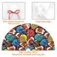thumbnail image 4 of Yiaed American Football Print Christmas Tree Skirt , Tree SkirtsTree Mat for Christmas Winter Holiday Indoor Decorations-36", 4 of 7