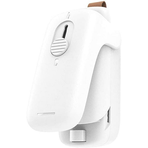 Mini Bag Sealer, Heat Sealer and Cutter 2 in 1, for Storing Food in Plastic Bags, Fruit Snacks