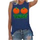 thumbnail image 1 of Camiseta sin mangas de Halloween para mujer, camiseta sin mangas con estampado gráfico divertido de playa de verano para adultos, blusa Fridja  gh993, 1 of 1