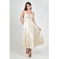thumbnail image 1 of Vestido satinado floral Roman Fashion /Juvenil, 4753 (Amarillo) amarillo M, 1 of 5