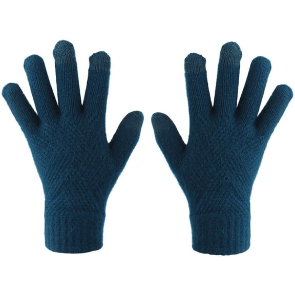 Aoochasliy Winter Gloves Clothes Non-slip Touchscreen Gloves Women Winter Knitted Warm Gloves Women