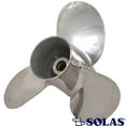 thumbnail image 2 of New Stainless Steel Propeller Compatible With 6 - 15 Hp Mariner 8 Spline 10 Marathon 8 Spline 15 1995-2001 By Part Number 1121-093-07 Diameter 9.25 Pitch 7 Blades 3 Spline Tooth 8 Right Hand Rotation, 2 of 2