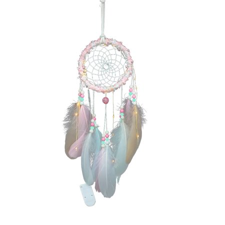 

DiMaddie Bedroom Dreamcatcher Decor Creative Dream Catcher Pendant Dream Catcher Night Lamp