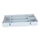 thumbnail image 2 of Organizador de cajones de cubiertos, bandeja para cubiertos, artículos para el hogar, caja de cubiertos, divisor de múltiples rejillas, bandeja de B, 2 of 8