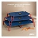 thumbnail image 5 of Cama Elevada para Perro con Malla Transpirable, Catre de Mascotas Esquimal (Azul - Rojo,90x65x20 cm), 5 of 7