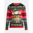 thumbnail image 5 of Jollidays Men's Christmas Sweater with Drink Pocket, Sizes S-3XL, 5 of 5