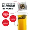 thumbnail image 5 of Tiesta Tea - Fruity Paradise Cold Brew Tea, Strawberry Pineapple Green Tea, Premium Loose Leaf Iced Tea Blend, Medium Caffeine Iced Tea, 10 Family Size Cold Brew Tea Bags - Brews 1 64oz Pitcher Each, 5 of 9