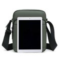 thumbnail image 3 of Bolso bandolera para hombre Bolso informal simple para teléfono móvil de negocios (Verde militar) Tmvgtek Para Estrenar, 3 of 9