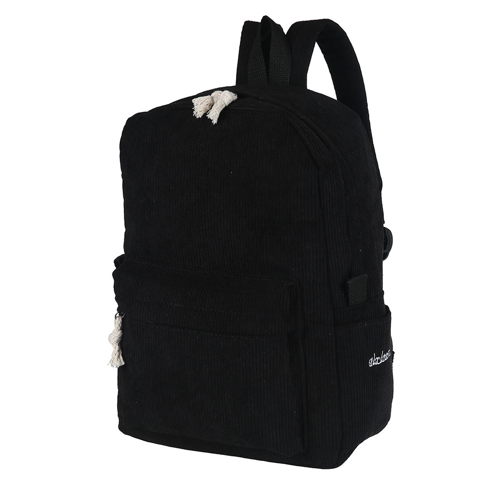 Miuline Corduroy Knapsack Casual Backpack Unisex Classic Campus Portable Ultra Soft Handbag - image 3 of 11