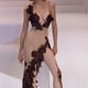 thumbnail image 2 of Vestido sexy con tirantes en V profundo, ajustado, con escote en V pronunciado, espalda al aire, falda elegante de fiesta de Spice Girl, 2 of 6