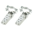 thumbnail image 1 of Unique Bargains 1 Paire de Repose-Pieds Pliants en Acier Inoxydable Chromé pour Moto, 1 of 7