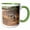 Green/White, variant on 3drose, Madagascar, Berenty Reserve.ring-tailed Lemurs March down the Road., 15oz Mug