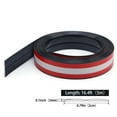 thumbnail image 6 of Multifunctional Wall Molding Trim & Corner Guards & Caulk Strip, Apply in Table Edge Door Frame Baseboard for Protection and Decoration, Shiny Black, 16.4ft x 0.8in, 6 of 7