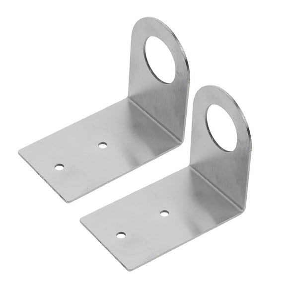 Worgeous 2pcs Stainless Steel Soap Bottle Holder Wall Mount Pump Soap Dispensers Brackets Shower Gel Bottle Rack Hook Hanger Bathtub Organizer For Kitchen Shower Bathroom Wall Decor