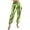 Green, variant on Women's Shiny Hip Hop Pants Metallic Sparkle Wetlook Streetwear Casual Fitted Lightweight Retro Disco Hippie Club Pants Trousers