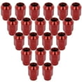 thumbnail image 3 of cciyu Set of 20 Red Spline Wheel lug Nuts 14x1.5 Closed End 1.395 Inch Tall 3/4" Drive Hex Size for 1988-2018 for Acura for Buick for Cadillac for Chevrolet for Dodge for Honda for GMC for Honda, 3 of 5